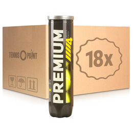 Tennis-Point Premium Tennisball 4er 18 Dosen im Umkarton